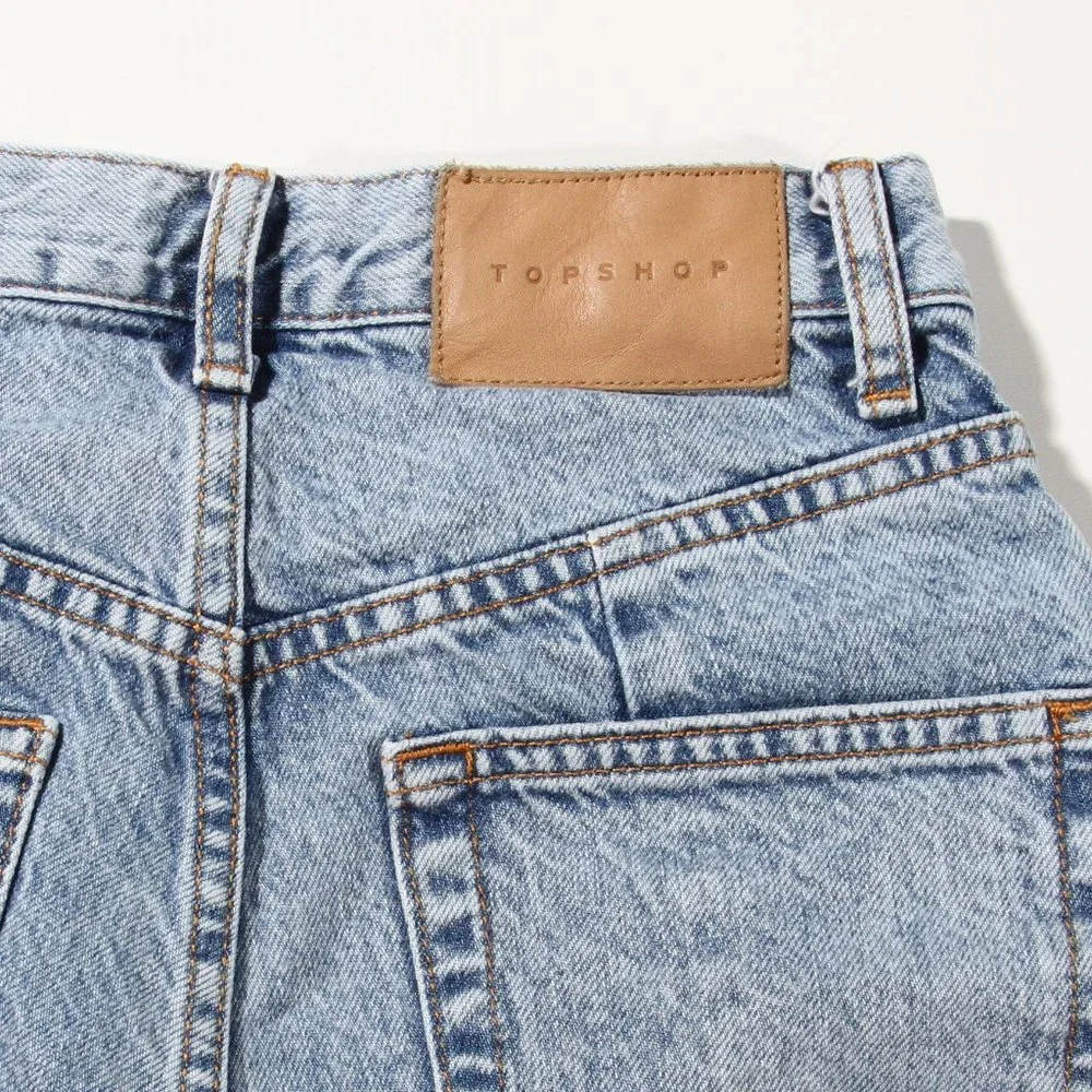 Topshop Ovoid Crop Moto Jeans - Picture 8 of 14